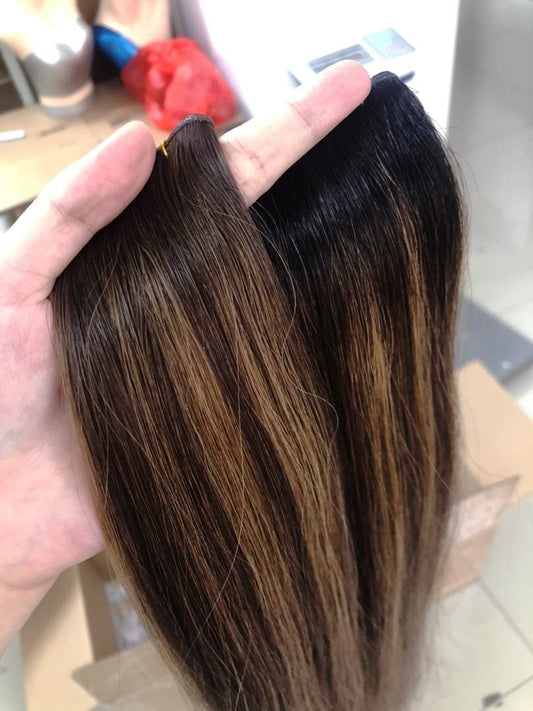 Silky Straight Weft Extensions